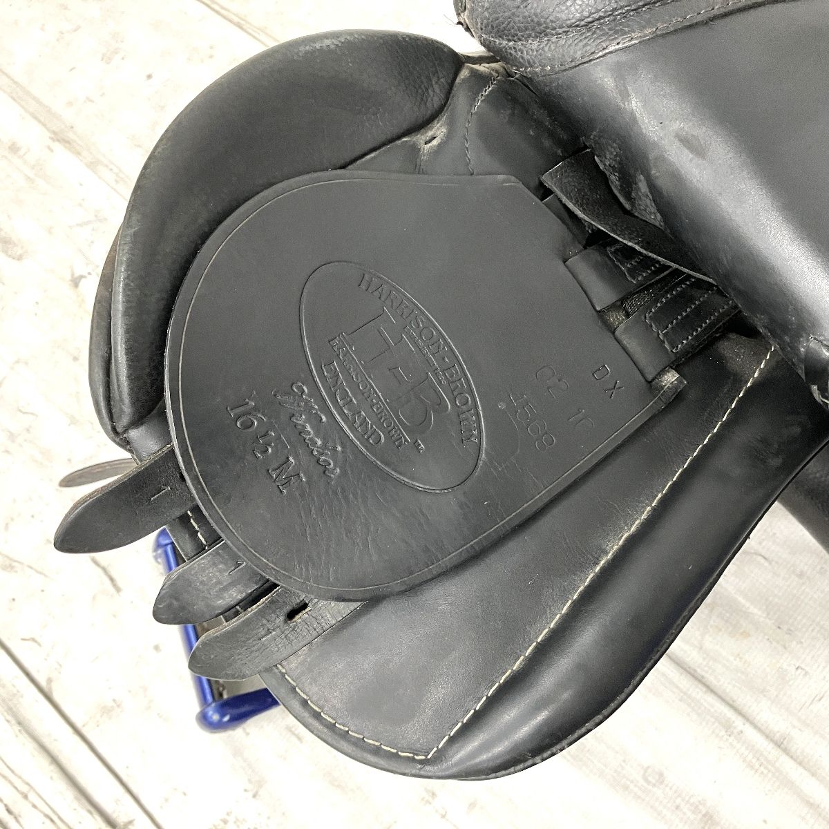 乗馬　総合鞍　Harrison-brown  中古 Harrison & Brown ハリソンブラウン乗馬鞍 16.5ダークブラウン - メルカリ