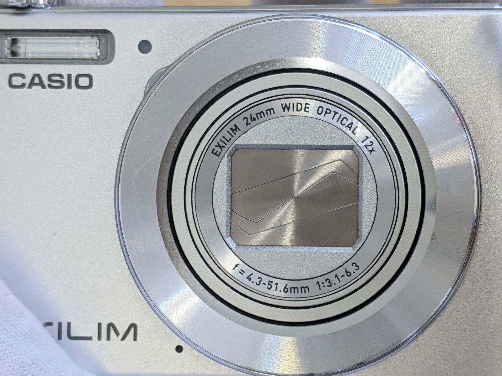 C【中古品】CASIO カシオ EXILIM エクシリム EX-ZS180 シルバー I→C