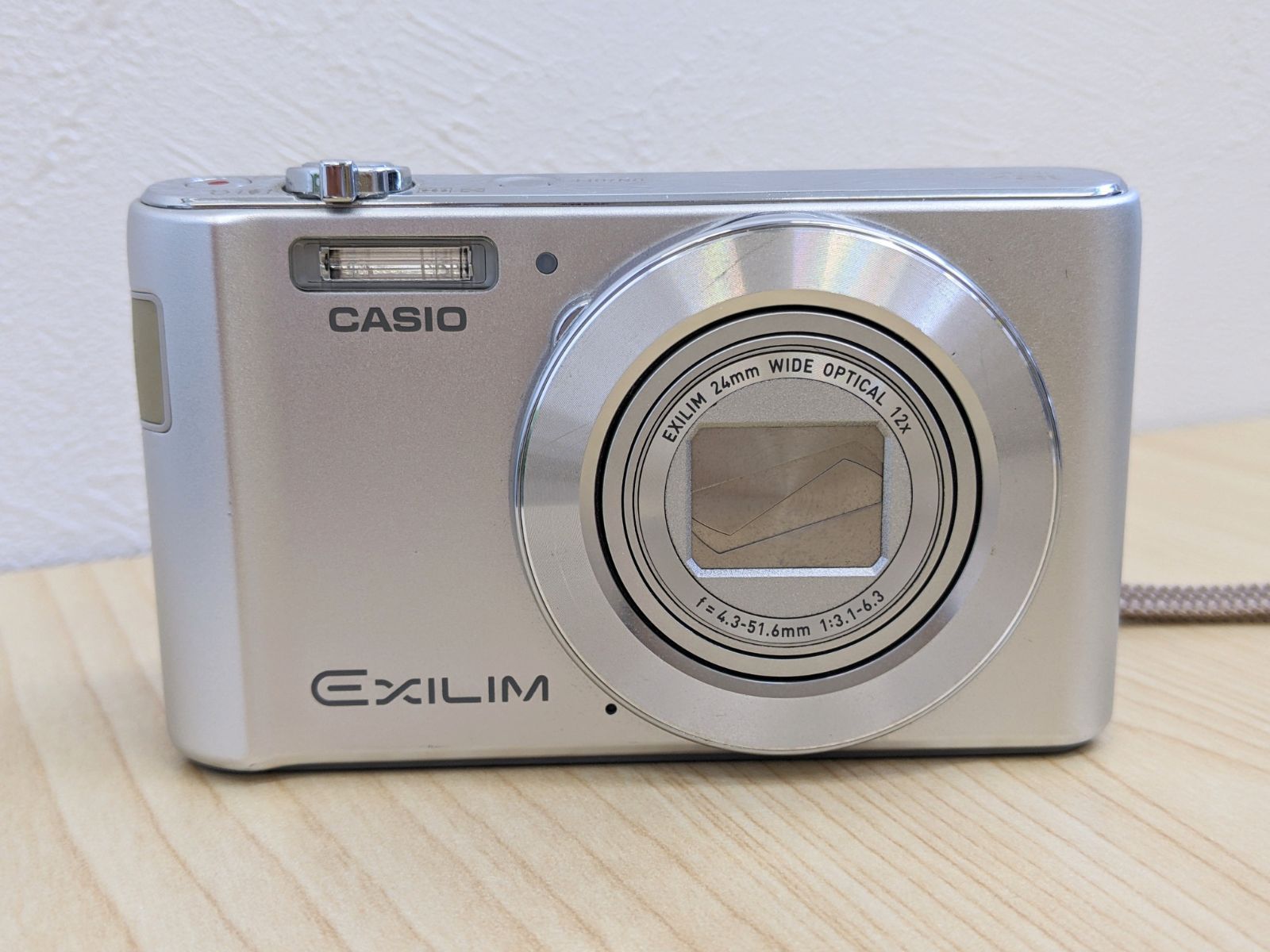 C【中古品】CASIO カシオ EXILIM エクシリム EX-ZS180 シルバー I→C