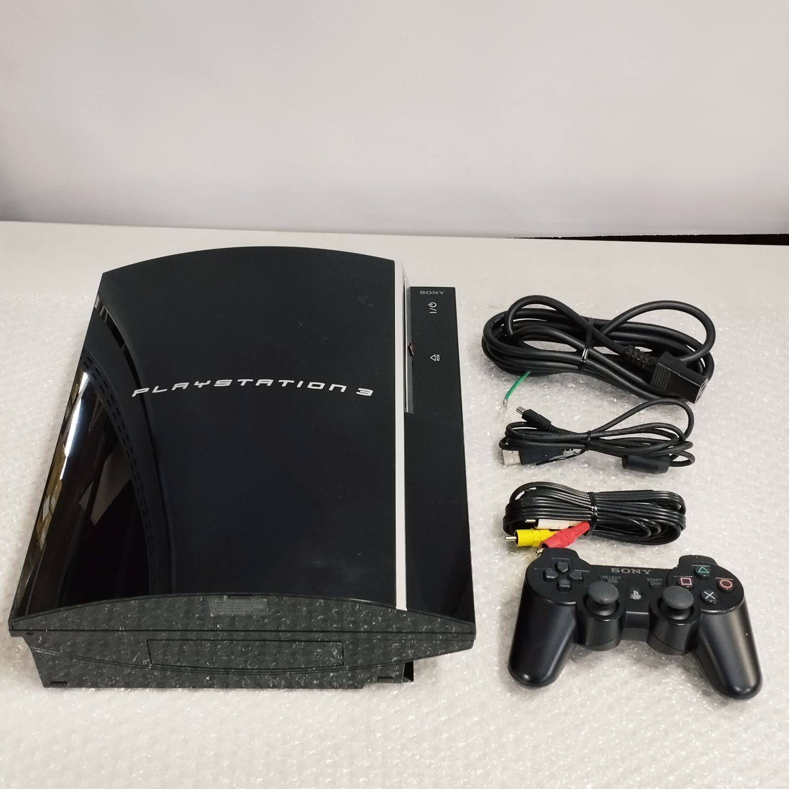 D21815】（現状品）PS3 初期型 本体 クリアブラック コントローラー