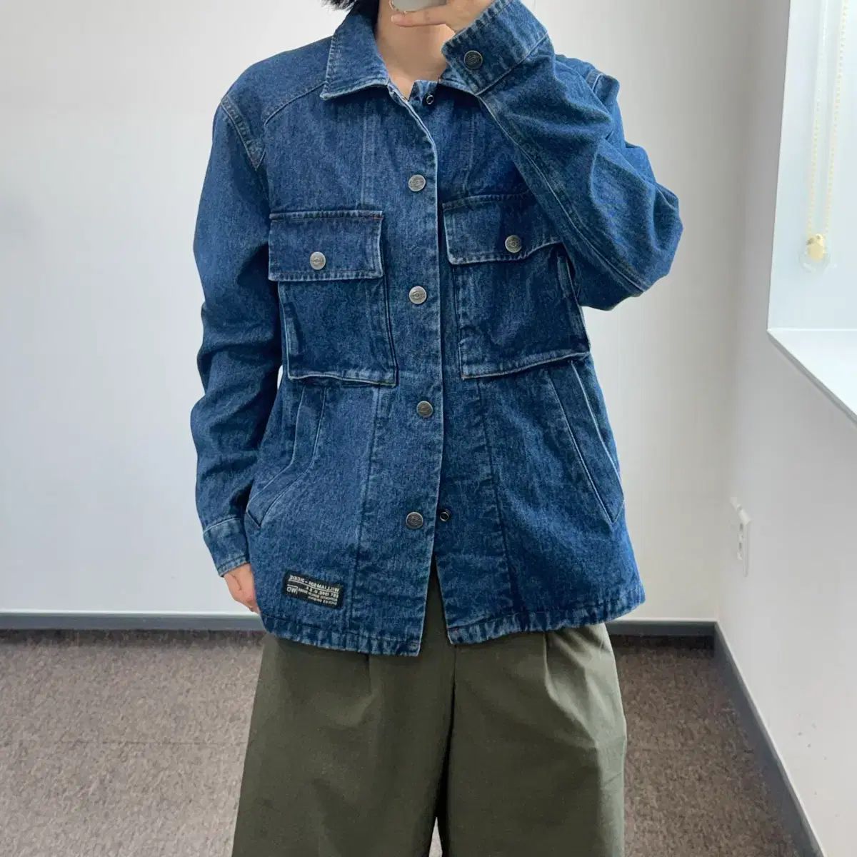 Dickies ディッキーズ バックロゴ ツーポケット デニム ジャケット