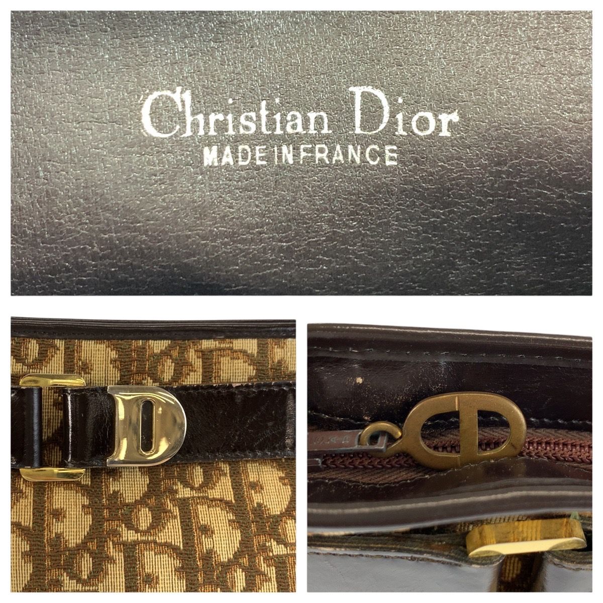 Christian Dior クリスチャンディオール トロッター ベージュ ブラウン