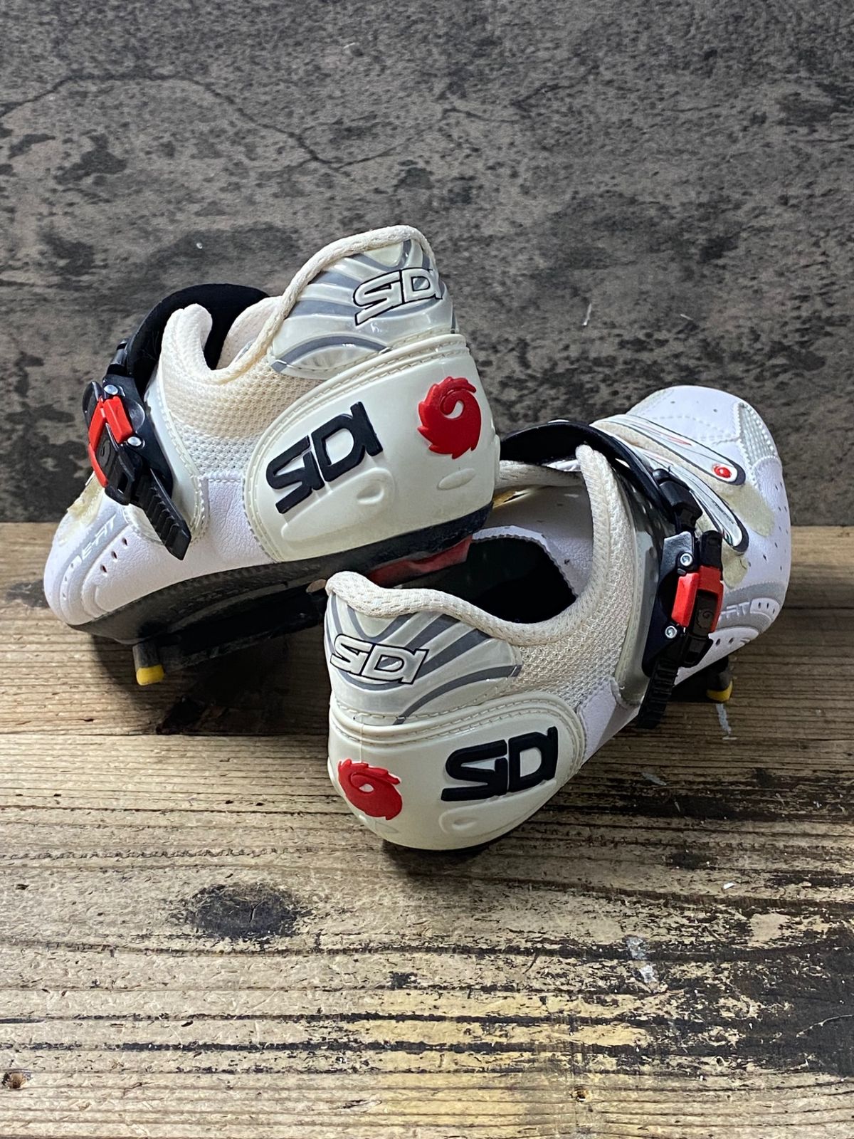 KE016 シディ SIDI Genius 5 Fit CARBON ビンディングシューズ 白 EU42