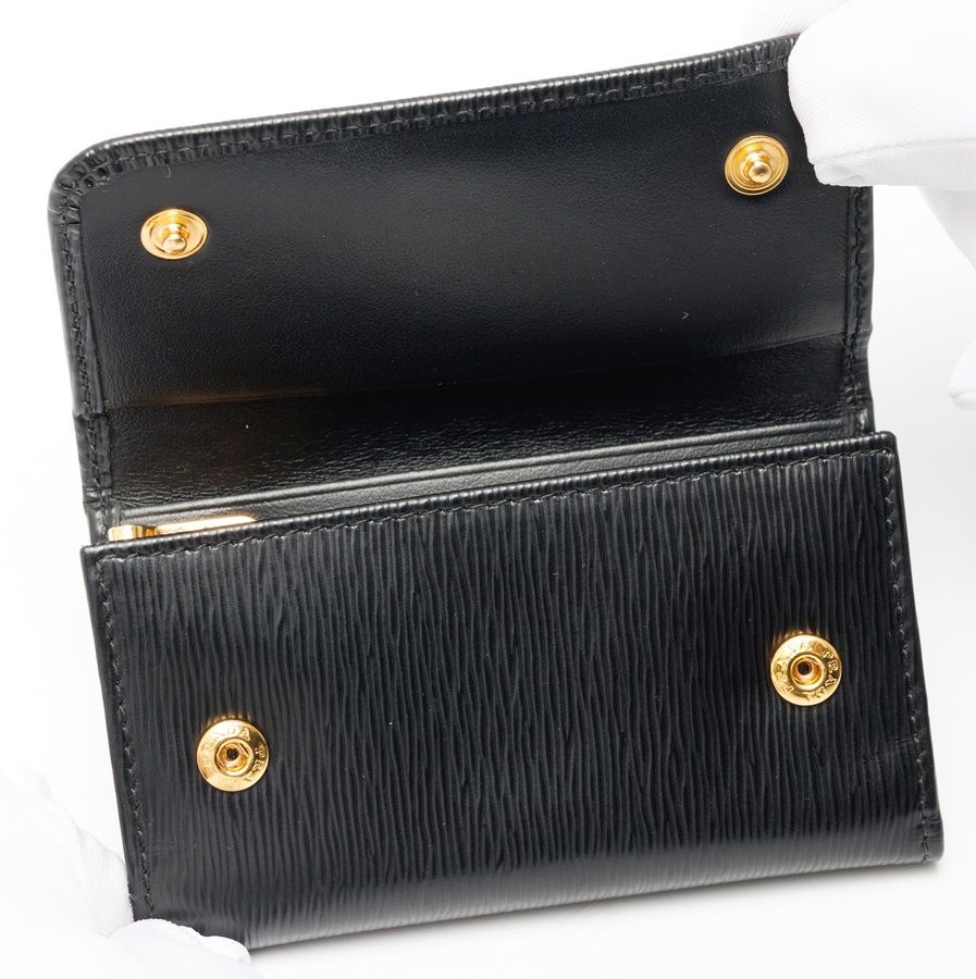 プラダ / PRADA トライアングル ロゴ キーケース 1PG222 レザー