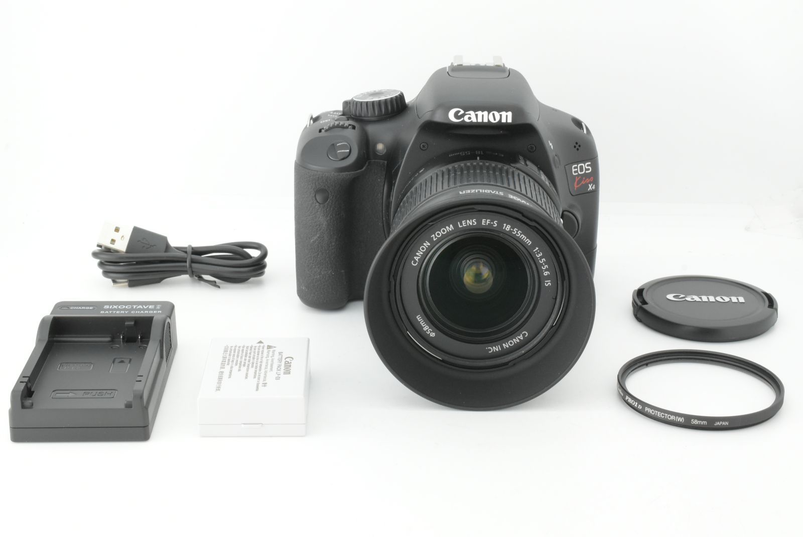 美品 シャッターカウント1316回】 Canon EOS Kiss X4 /EF-S 18-55mm F3