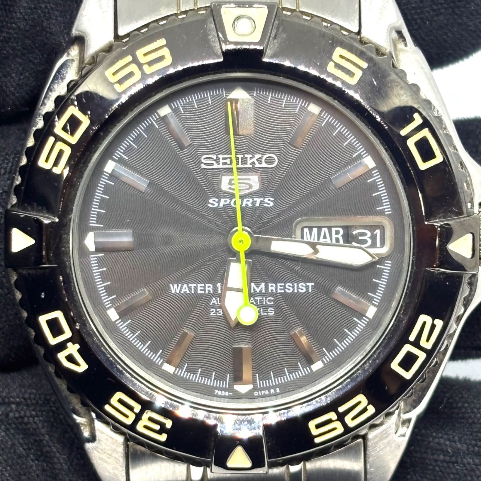 稼働品】SEIKO セイコーセレクション ファイブスポーツ 自動巻き 23石 