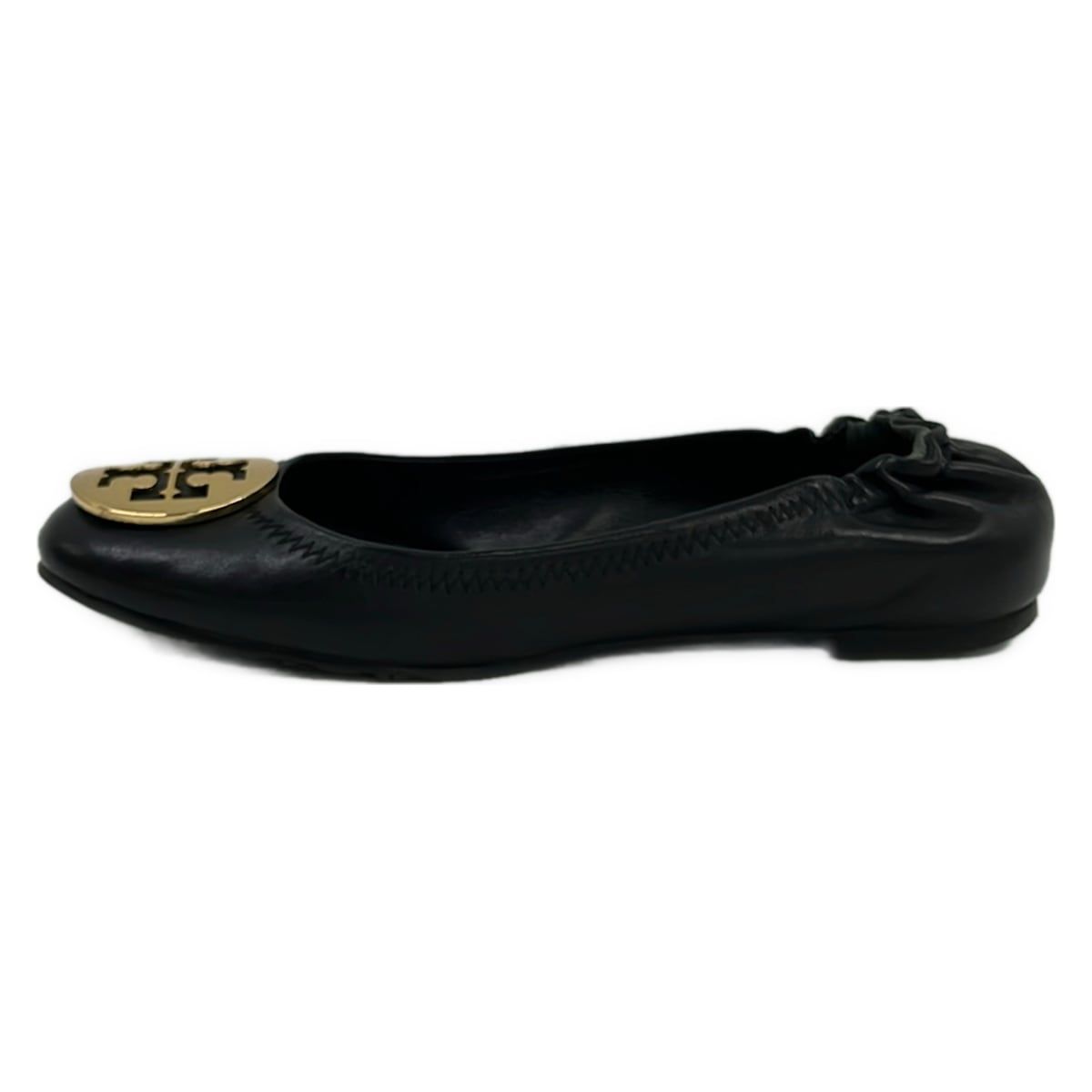 TORY BURCH(トリーバーチ) フラットシューズ レディース - 黒 レザー