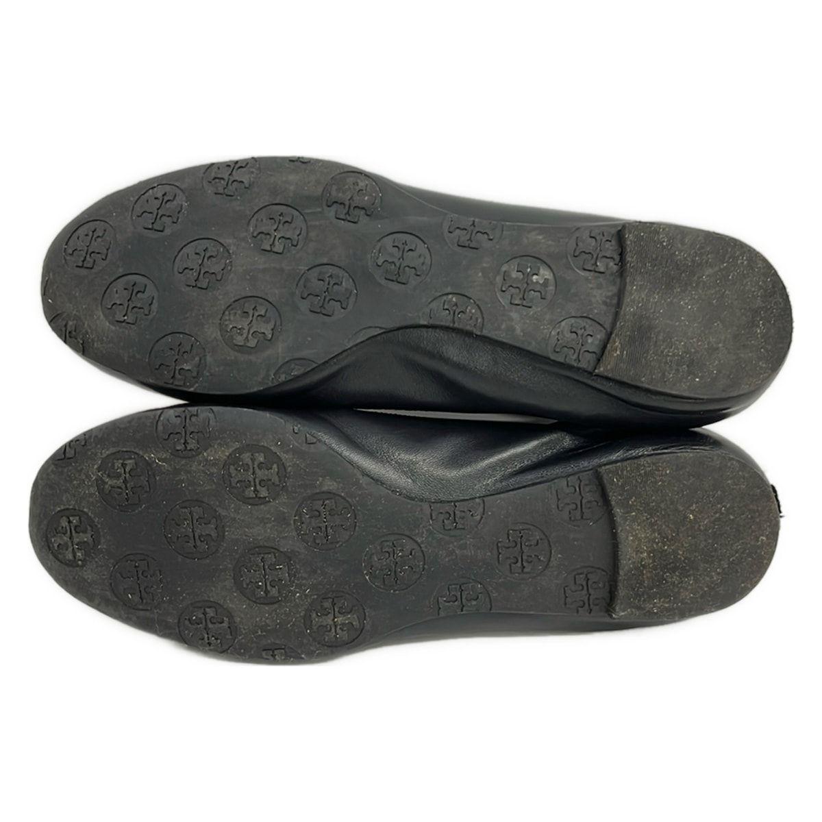 TORY BURCH(トリーバーチ) フラットシューズ レディース - 黒 レザー