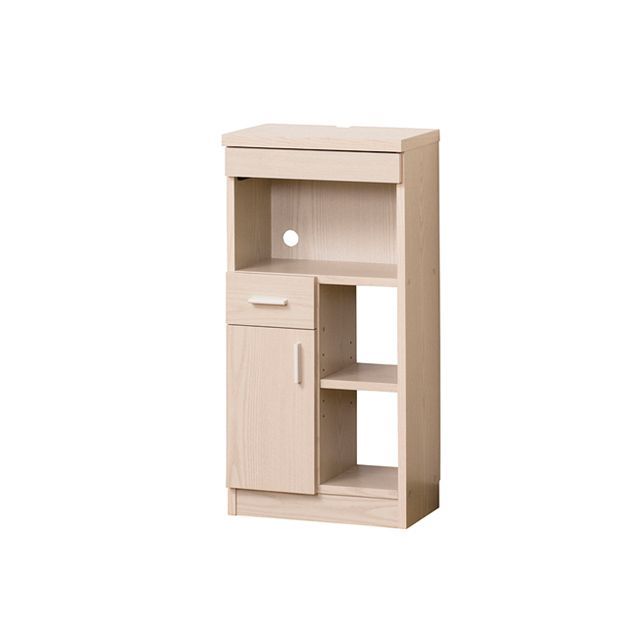 ルーター収納40（W40×D26.5×H80cm） 白木目 【完成品】 NEWルーター収納40 (白木目) (ブラウン) - メルカリ