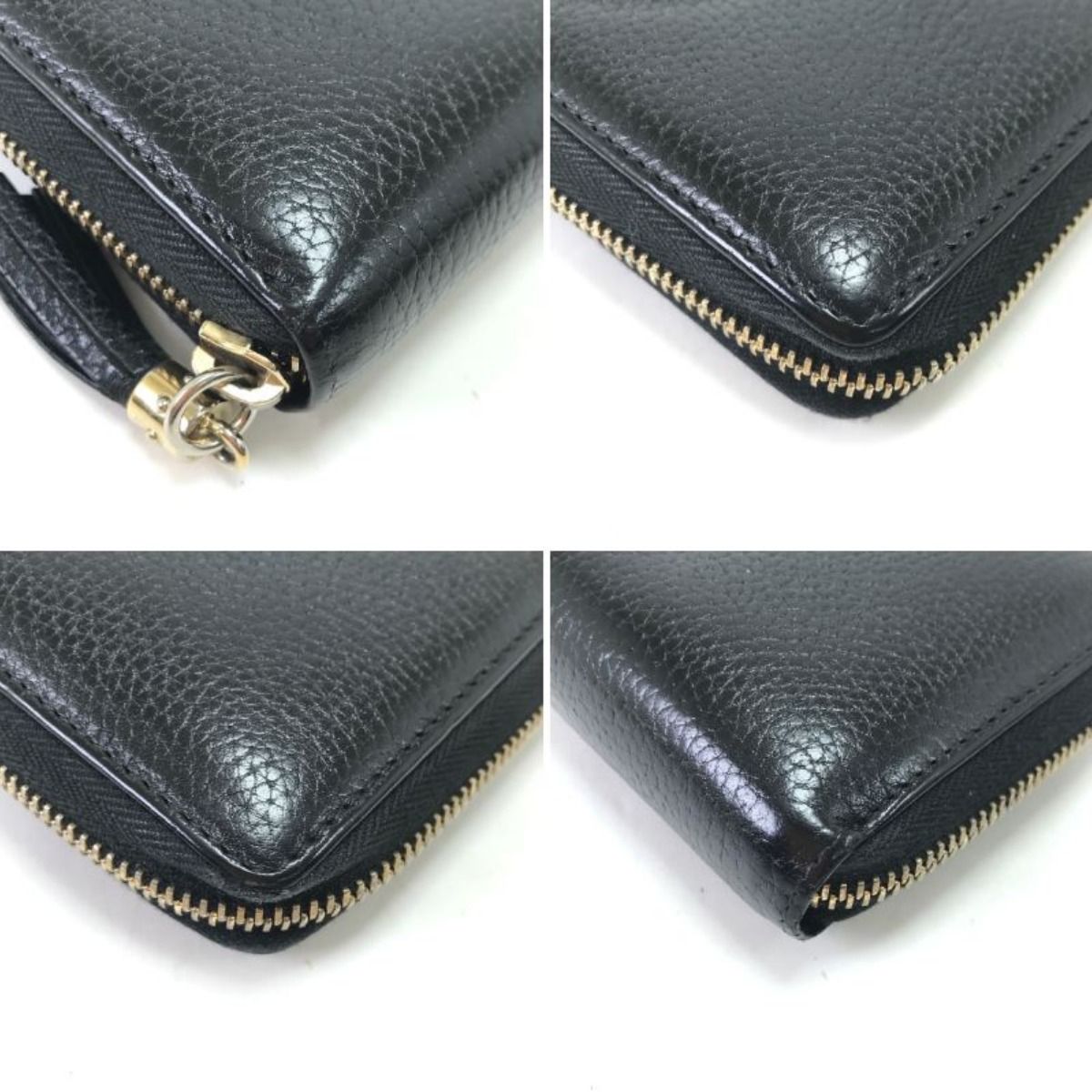 GUCCI グッチ 長財布 ソーホー インターロッキング 308004 ブラック 