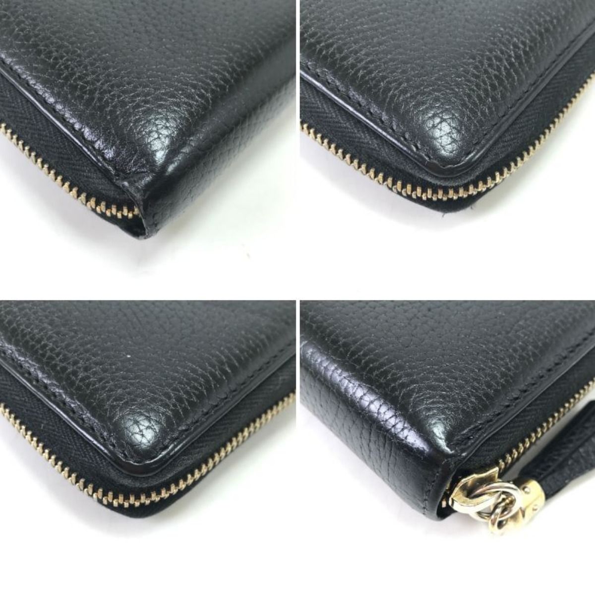 GUCCI グッチ 長財布 ソーホー インターロッキング 308004 ブラック