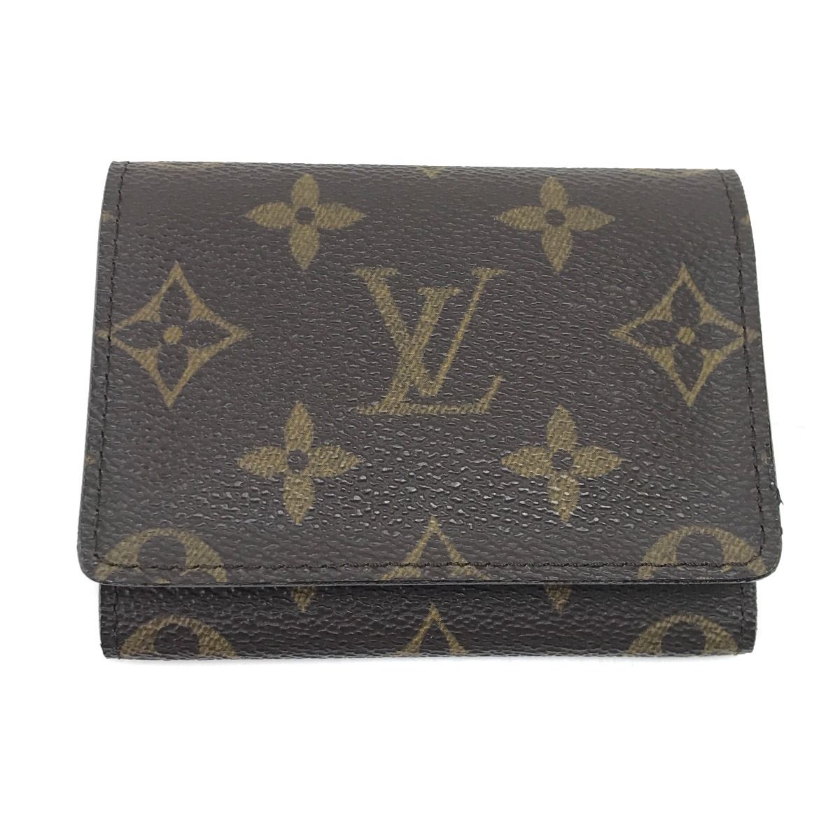 鑑定済/美品✨ルイヴィトン 名刺入れ アンヴェロップ モノグラム M62920 LOUIS VUITTON ルイヴィトン 名刺入れ モノグラム アンヴェロップ