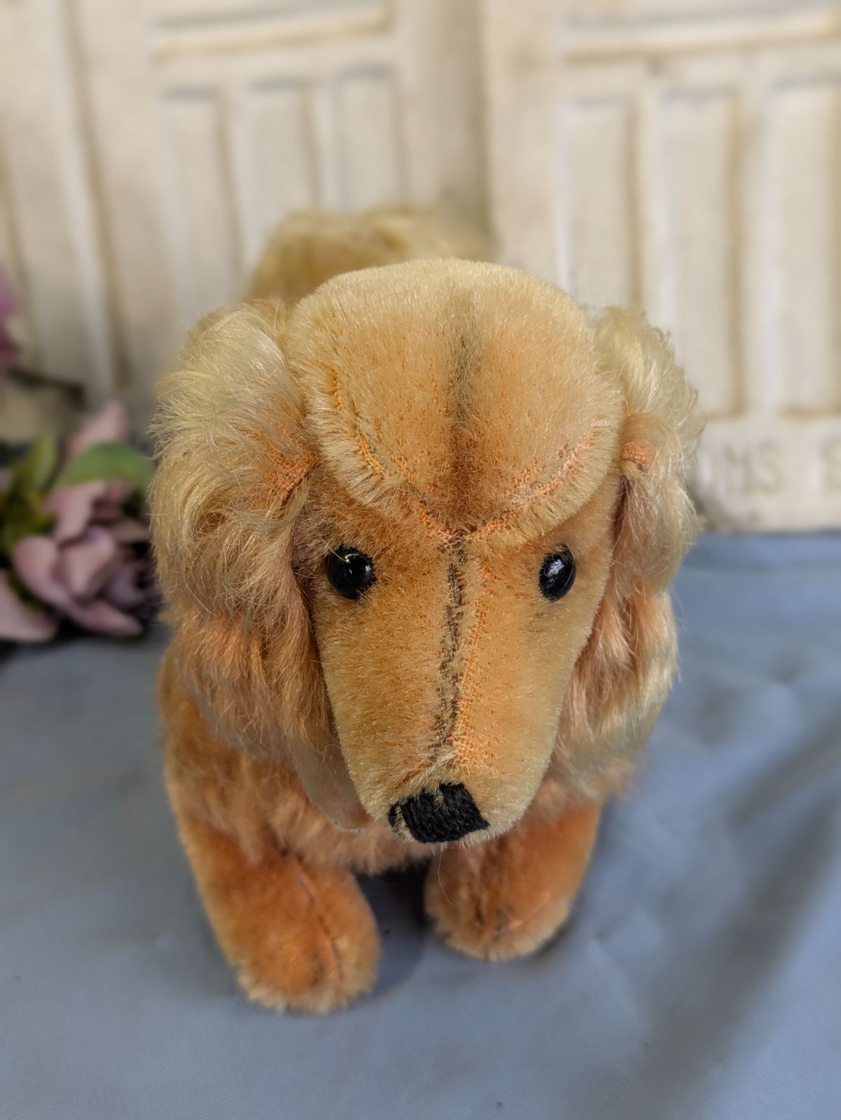 ヨーロッパ アンティーク ドイツ製 犬 ぬいぐるみ ダックス - メルカリ