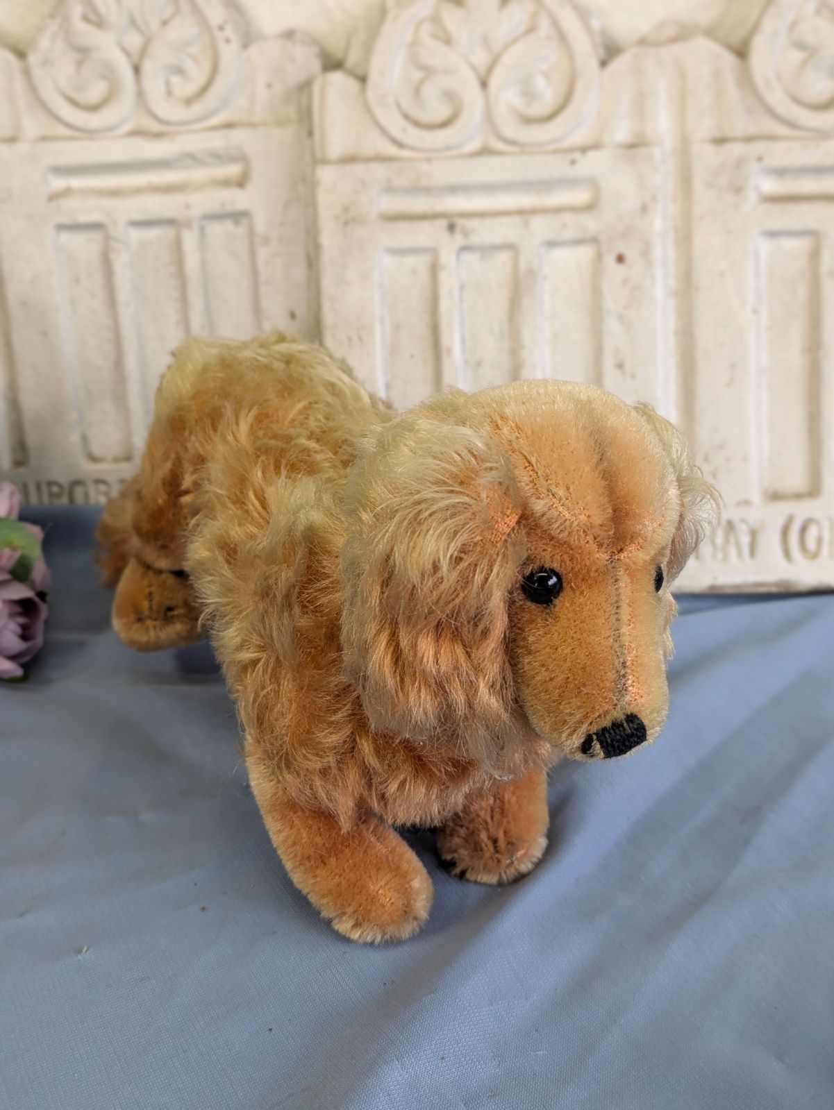 ヨーロッパ アンティーク ドイツ製 犬 ぬいぐるみ ダックス - メルカリ