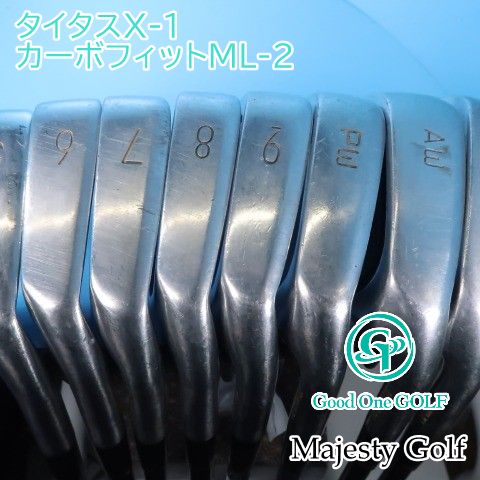 レディースアイアンセット マジェスティゴルフ(マルマン) タイタスX-1/カーボフィットML-2/L/0 9434