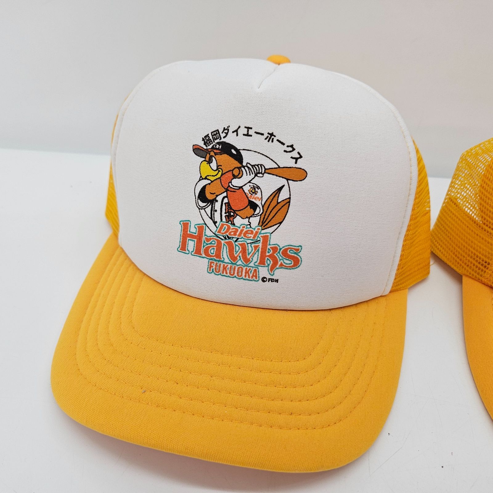 未使用保管品 福岡ダイエーホークス メッシュキャップ 帽子 野球 応援