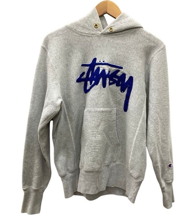 STUSSY×champion/ステューシー×チャンピオン/フロントロゴパーカー/C8