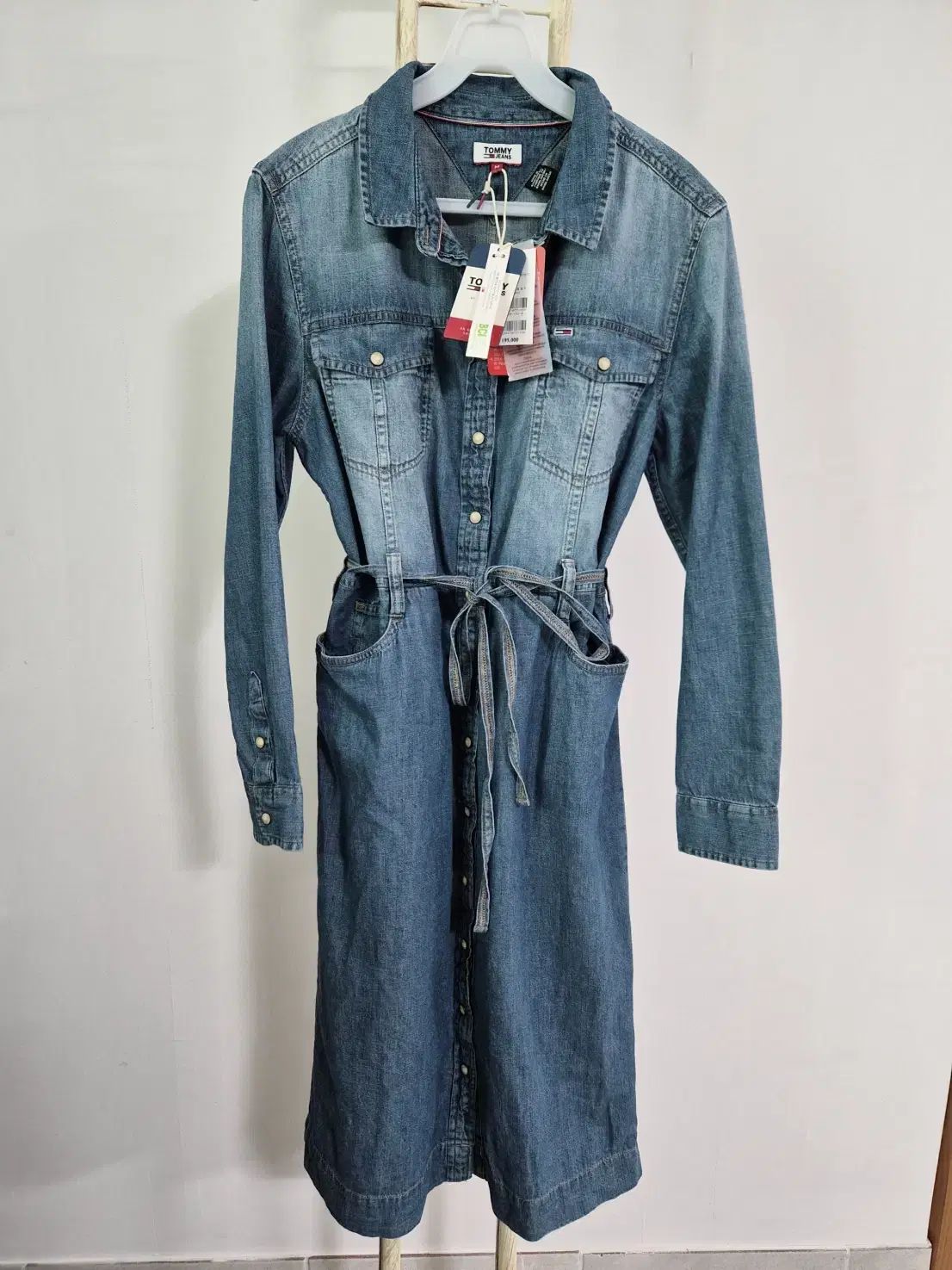 モンヴィンテージ(95)(新品)Tommy Hilfiger トミーヒルフィガー レディース デニム ONE PIECE