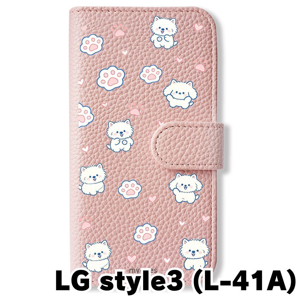 新品未使用】 LG style3 L-41A 手帳型スマホ ケース カバー (色