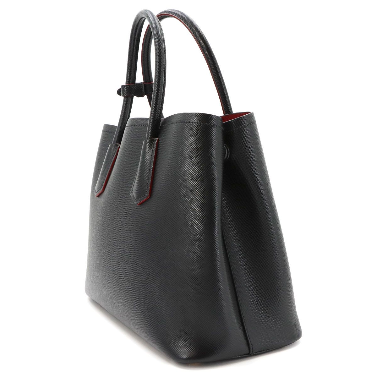 新品同様 プラダ PRADA 2way トート ショルダー バッグ サフィアーノ