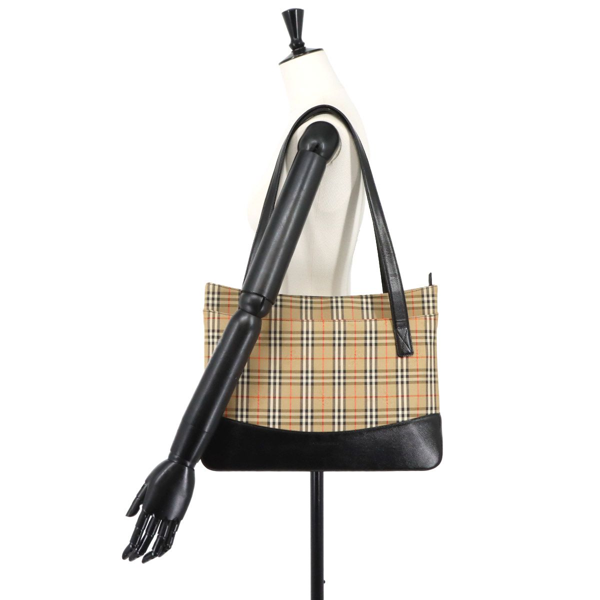新品同様 バーバリー BURBERRY ヘイマーケットチェック トート バッグ 新品同様 バーバリー BURBERRY ヘイマーケットチェック トート バッグ