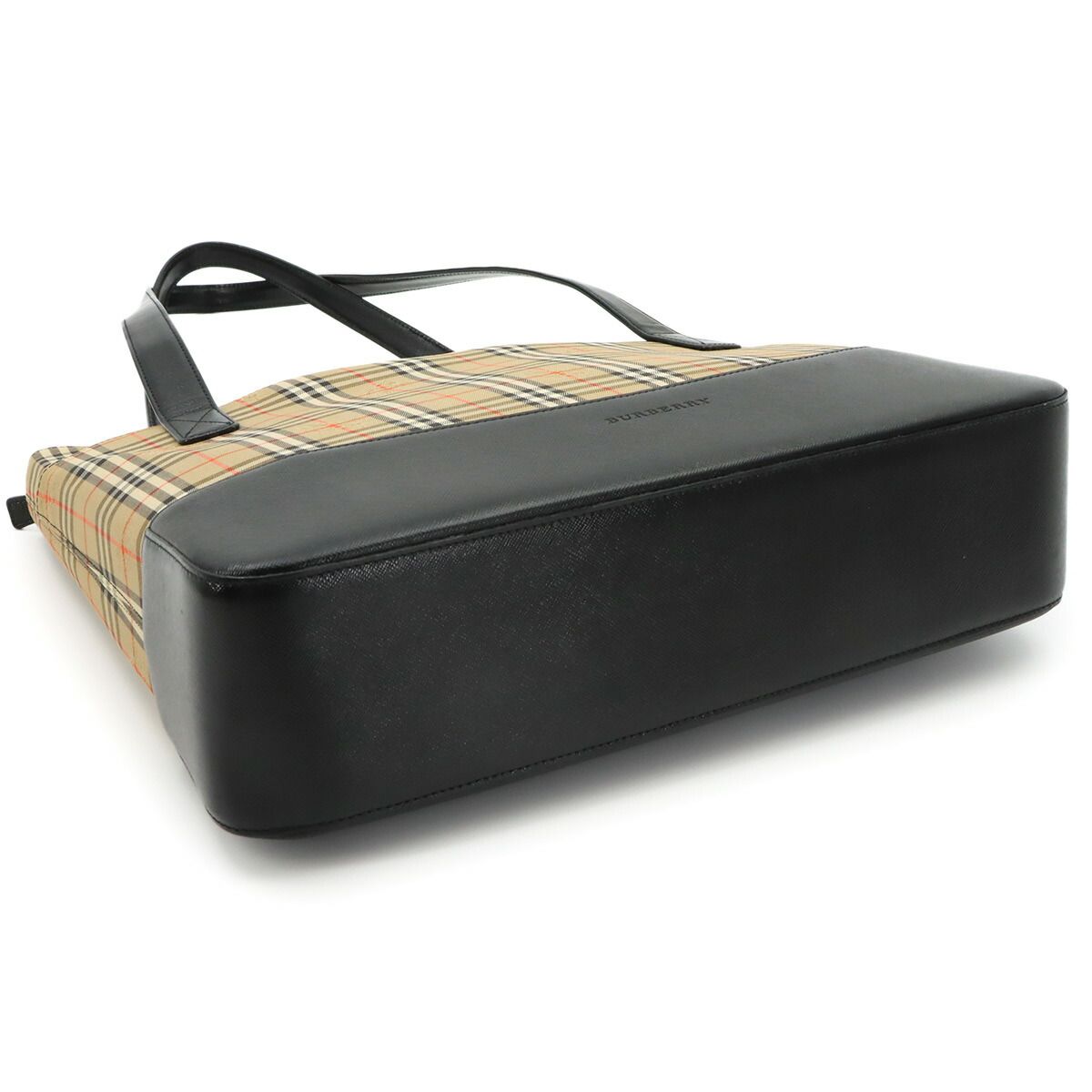 新品同様 バーバリー BURBERRY ヘイマーケットチェック トート バッグ