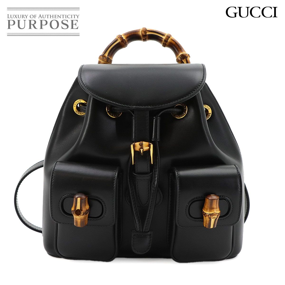 未使用 展示品 グッチ GUCCI バンブー リュックサック バックパック 