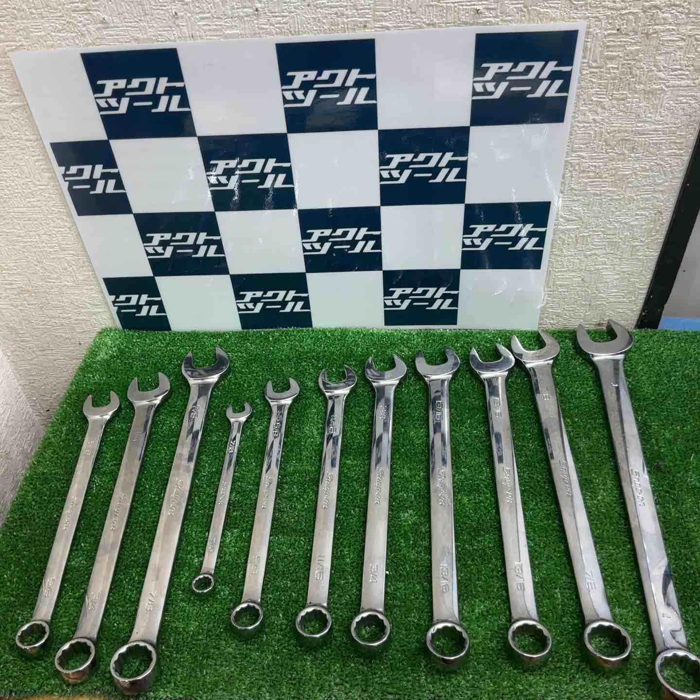 スナップオン(Snap-on) インチサイズ コンビネーションレンチ11本
