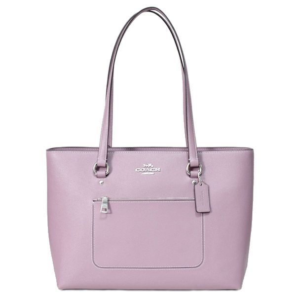 コーチ バッグ COACH トート レザー ステーション ジップ トートバッグ