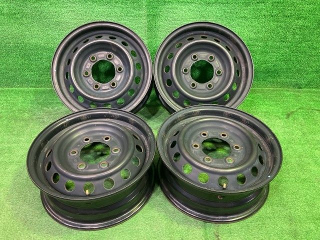 日産 NISSAN 純正 キャラバン KS2E26 ホイール スチール クロ 15インチ 5.5J 6穴 4本 139.7