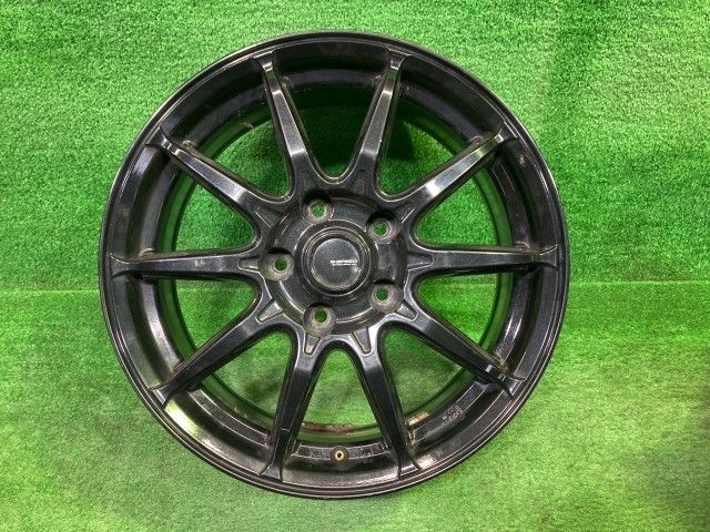 G-SPEED ｱﾙﾌｧｰﾄﾞ ホイール アルミ クロ 16インチ 6.5J 5穴 4本 114.3 +