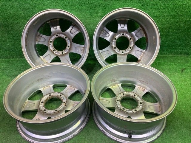 キーラー ﾊｲﾗｯｸｽ ホイール アルミ シルバー 17インチ 7J 6穴 4本 139.7 