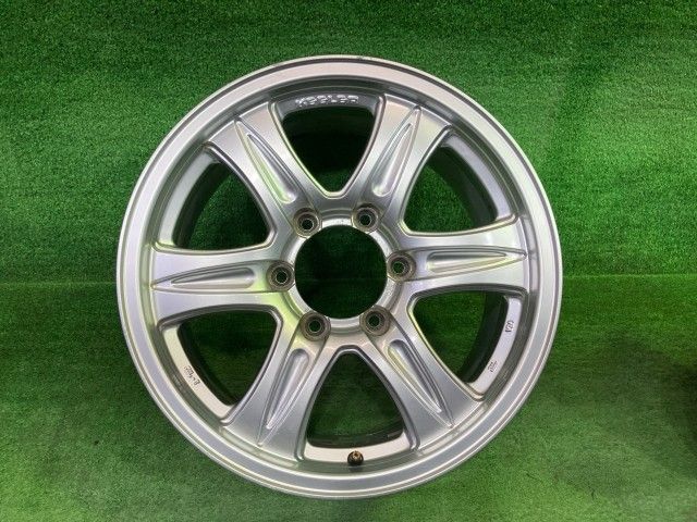 キーラー ﾊｲﾗｯｸｽ ホイール アルミ シルバー 17インチ 7J 6穴 4本 139.7 