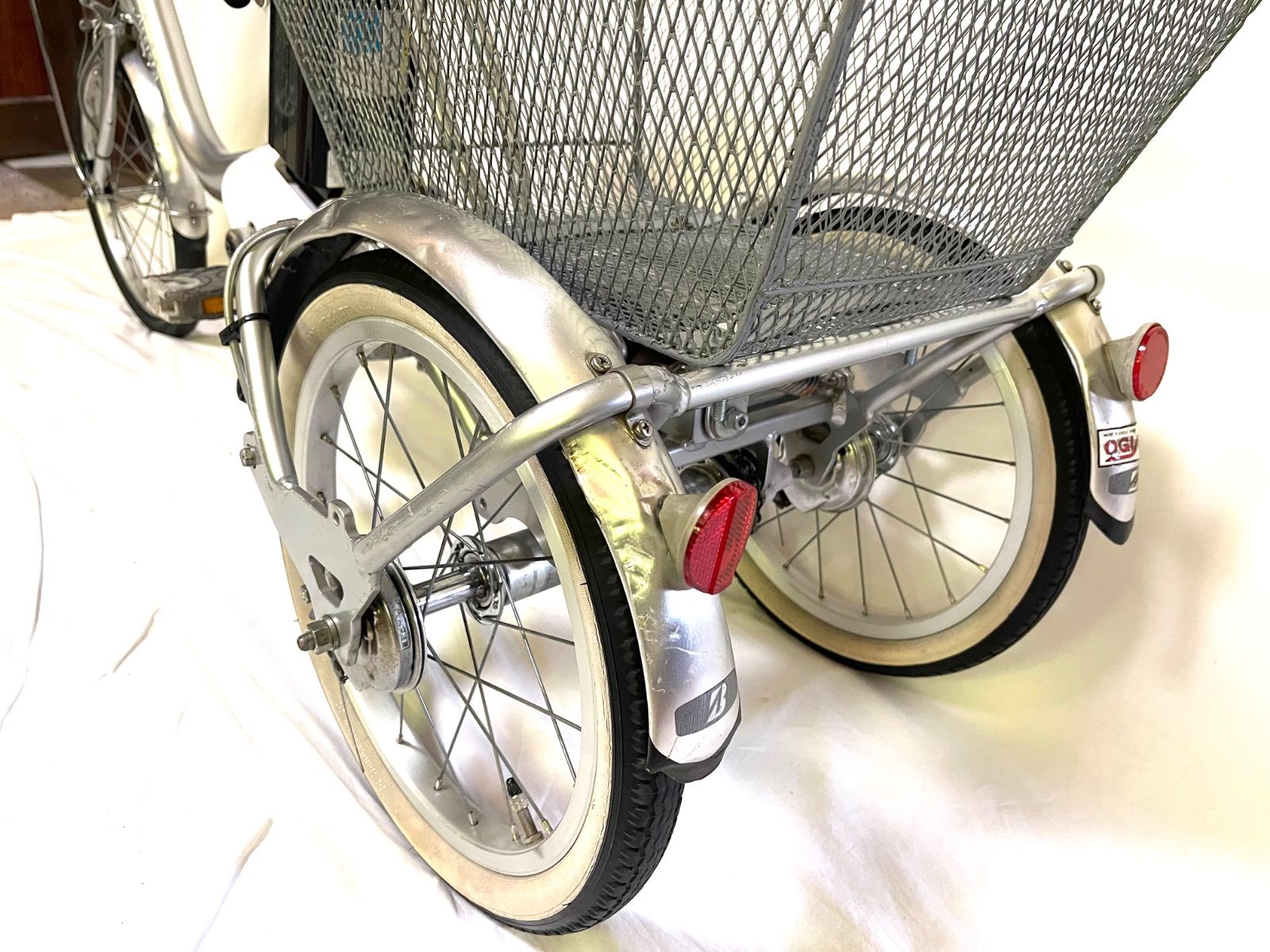 0362【動作確認済】送料無料 BRIDGESTONE 電動アシスト三輪自転車