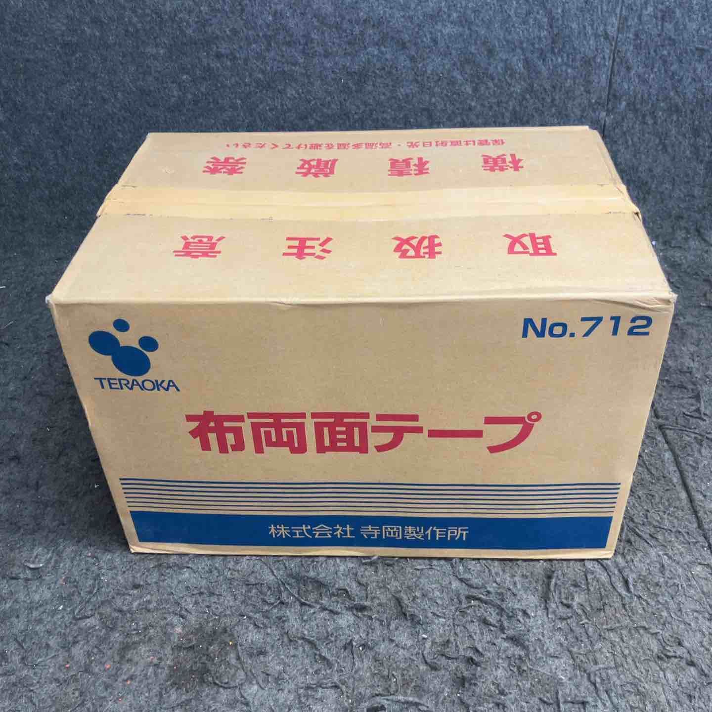 ◇寺岡(TERAOKA) 布両面テープ No.712 厚さ0.4mmx幅25mmx長さ15m 60