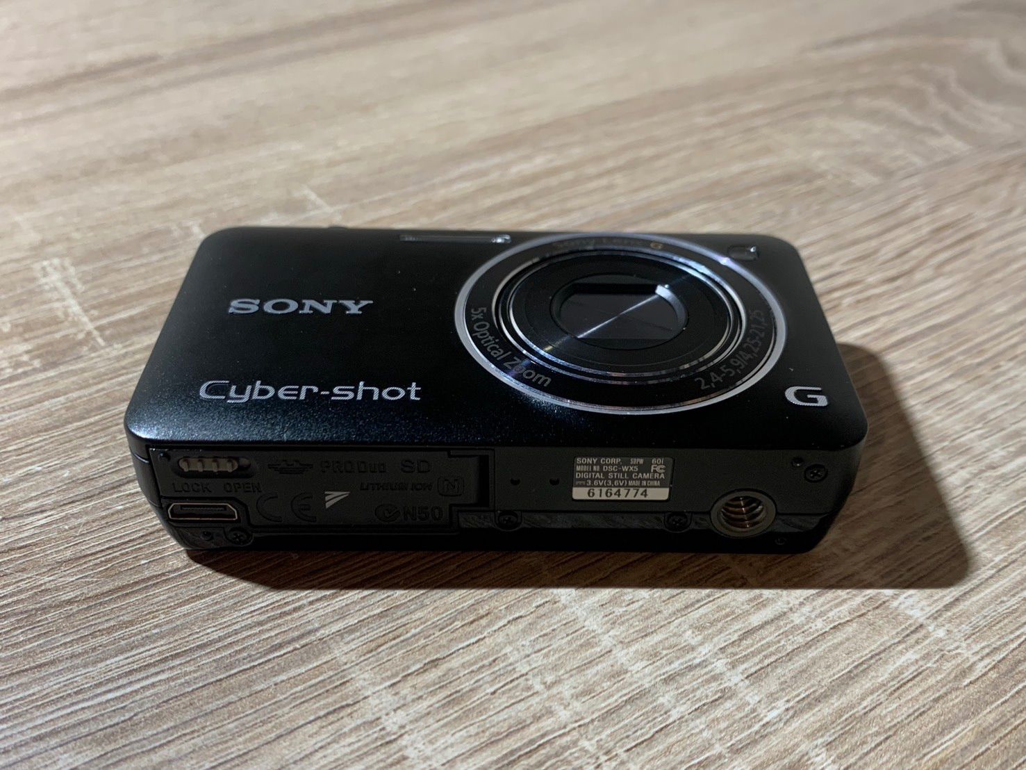 0837 Sony Cyber-shot DSC-WX5 ブラック デジカメ 【ネ】 - メルカリ