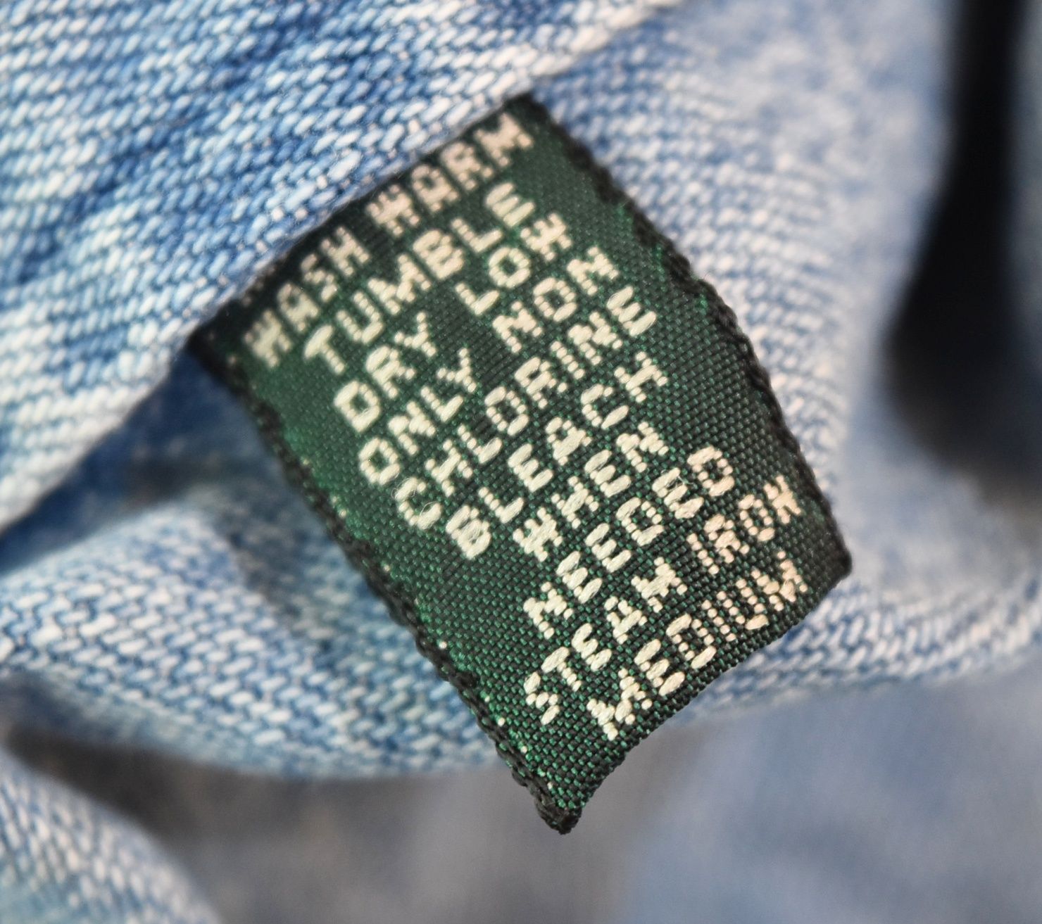 ラルフローレン RalphLauren -90s POLO COUNTRY L/S Denim Shirt BD