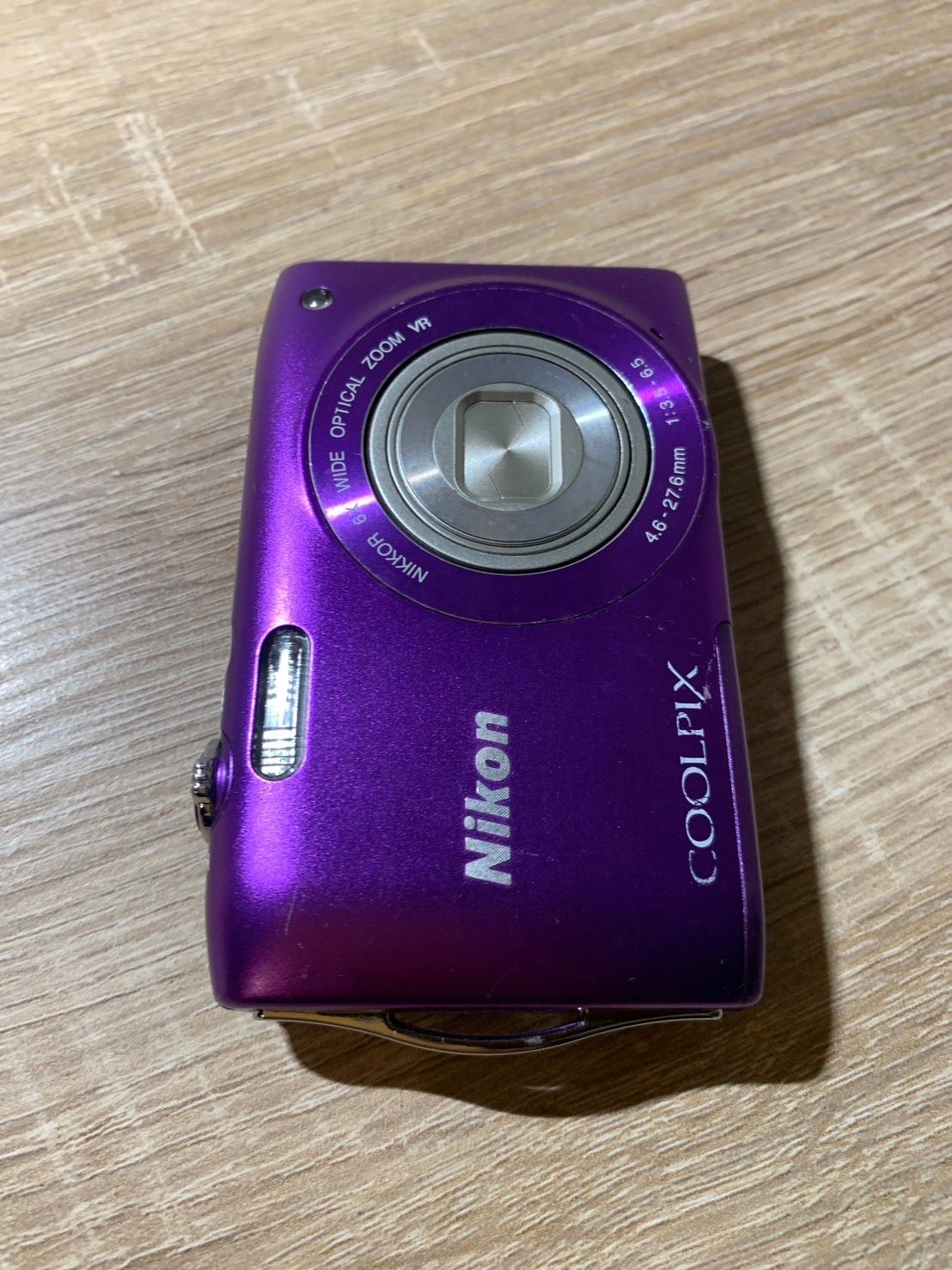 0838 Nikon COOLPIX S3300 パープル デジカメ 動作確認済み 【ネ