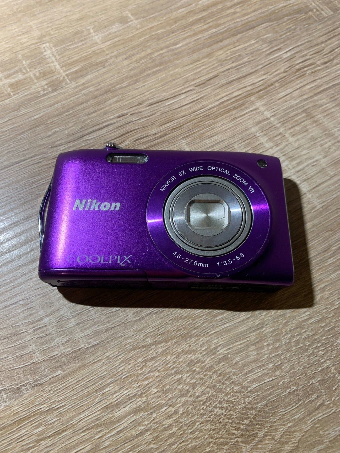 0838 Nikon COOLPIX S3300 パープル デジカメ 動作確認済み 【ネ