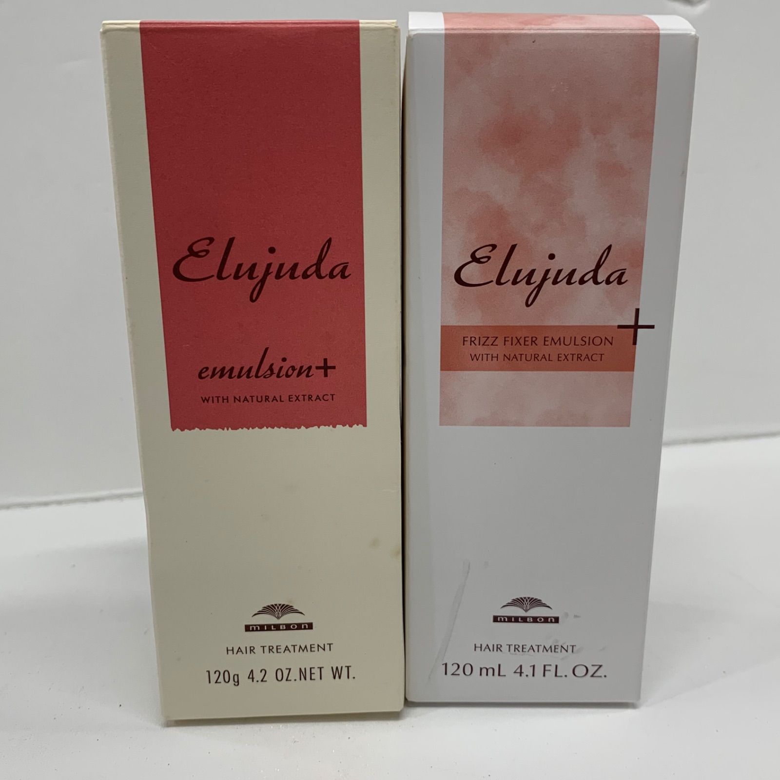 M4614 Elujuda エルジューダ フリッズフィクサー エマルジョン+ 120ml・エマルジョン+ 120g 計2点セット