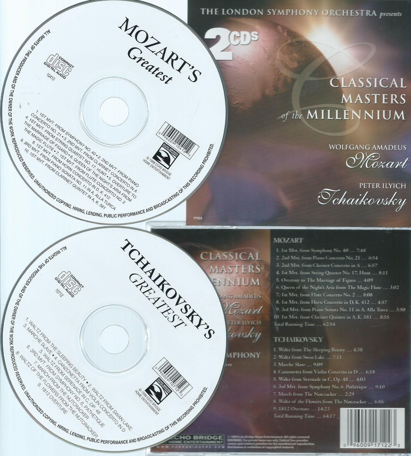 【CD】Mozart & Tchaikovsky Classical Masters