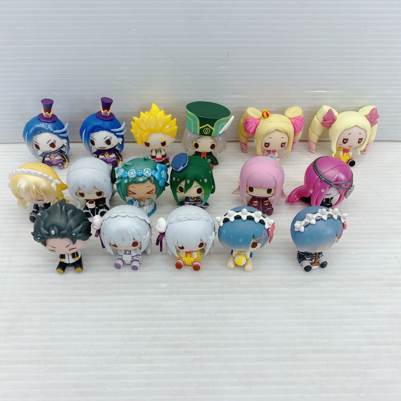 【新品】Re:ゼロから始める異世界生活 アーニャ ずんだもん 他フィギュアまとめ ◇ Re:ゼロから始める異世界生活 ちょこのっこフィギュア 17体セット