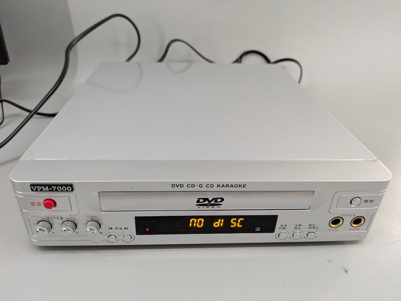 KDM カラオケDVDプレーヤーVPM-7000+マイク