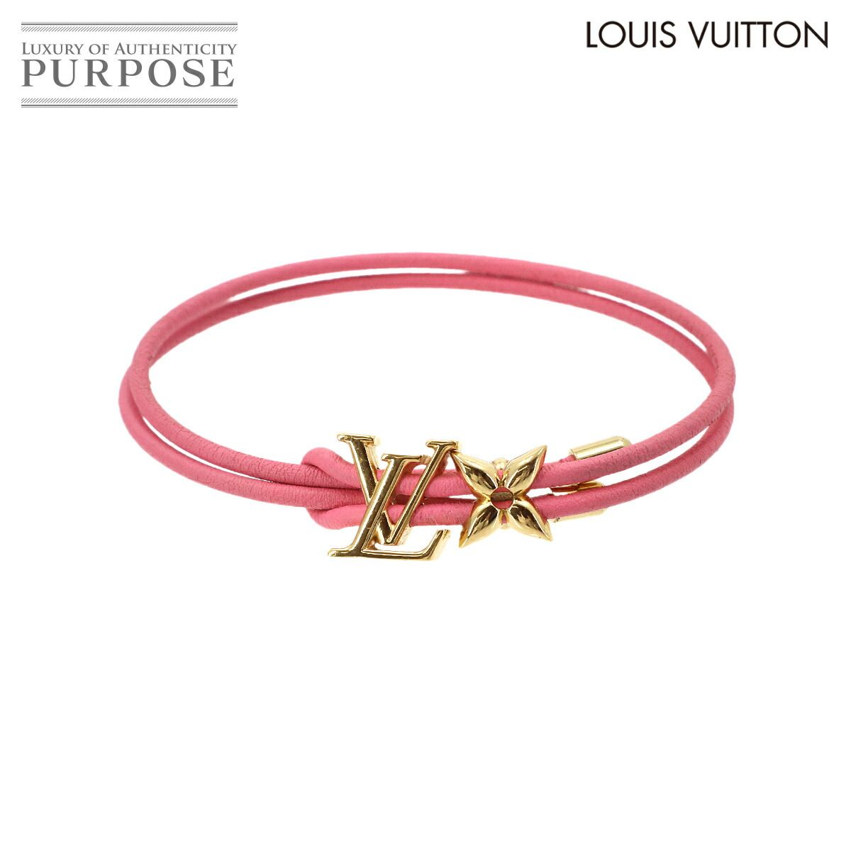 新品同様 ルイ ヴィトン LOUIS VUITTON ブレスレット LV ブルーム
