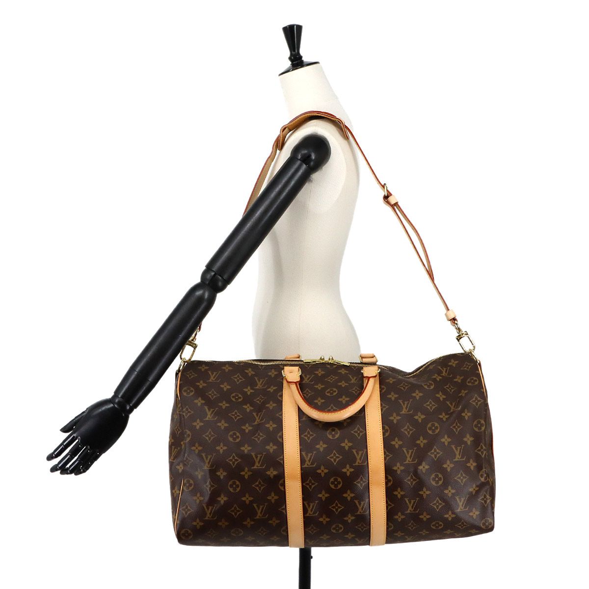新品同様 ルイ ヴィトン LOUIS VUITTON モノグラム キーポル バンド