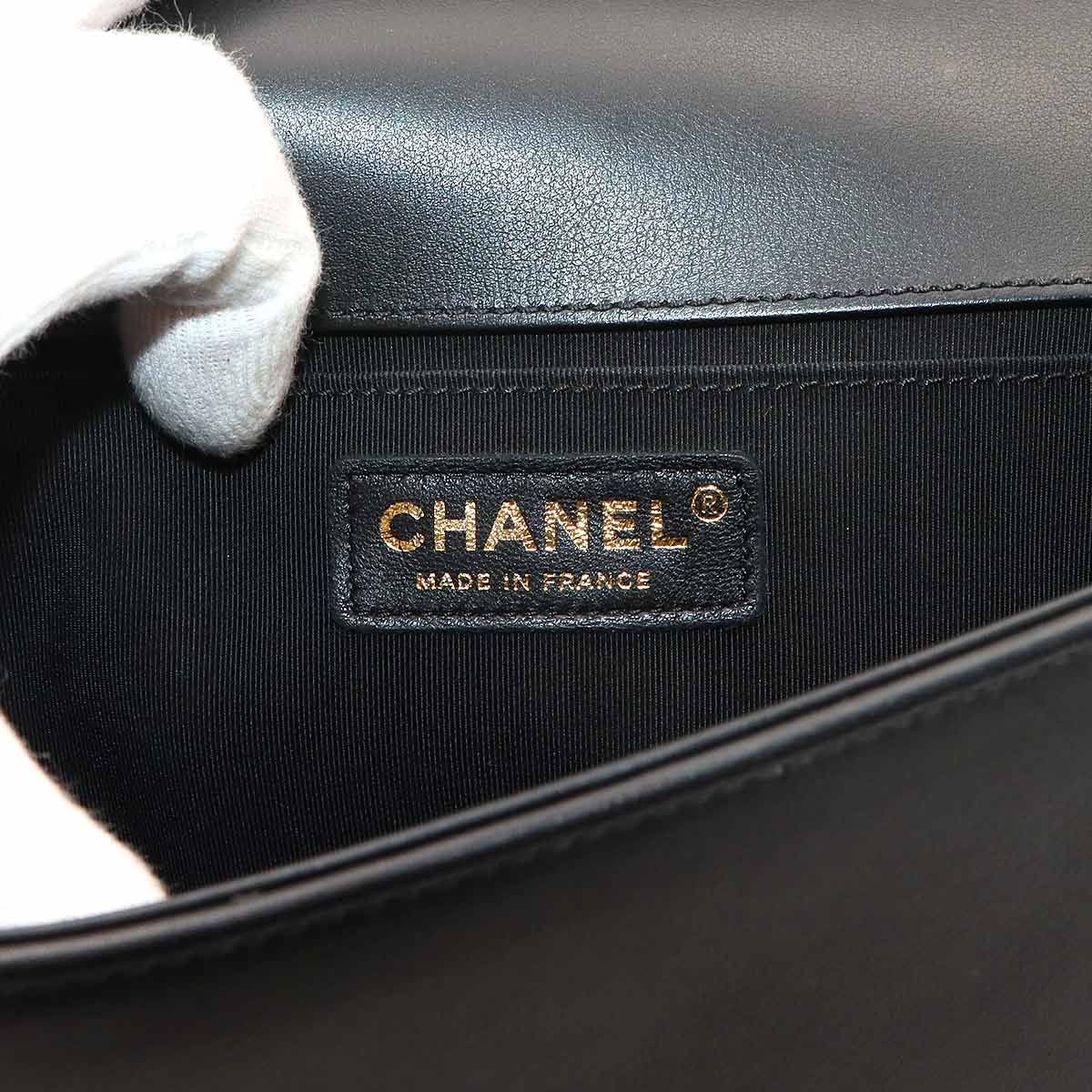 新品同様 シャネル CHANEL ボーイシャネル チェーン ショルダー バッグ