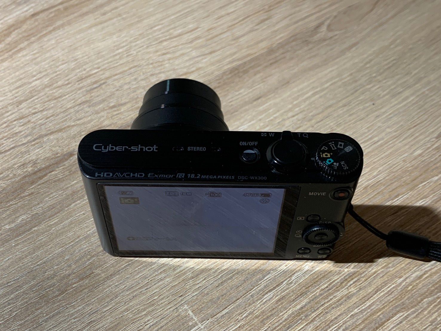 0839 Sony Cyber-shot DSC-WX300 ブラック デジカメ 動作確認済み 【ネ