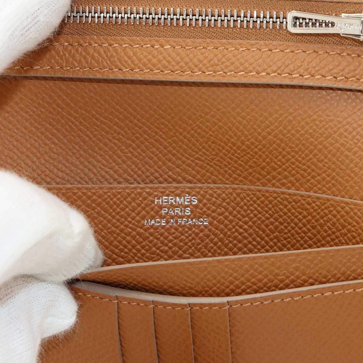 未使用 展示品 エルメス HERMES ベアン コンパクト ヴェルソ 二つ折り 