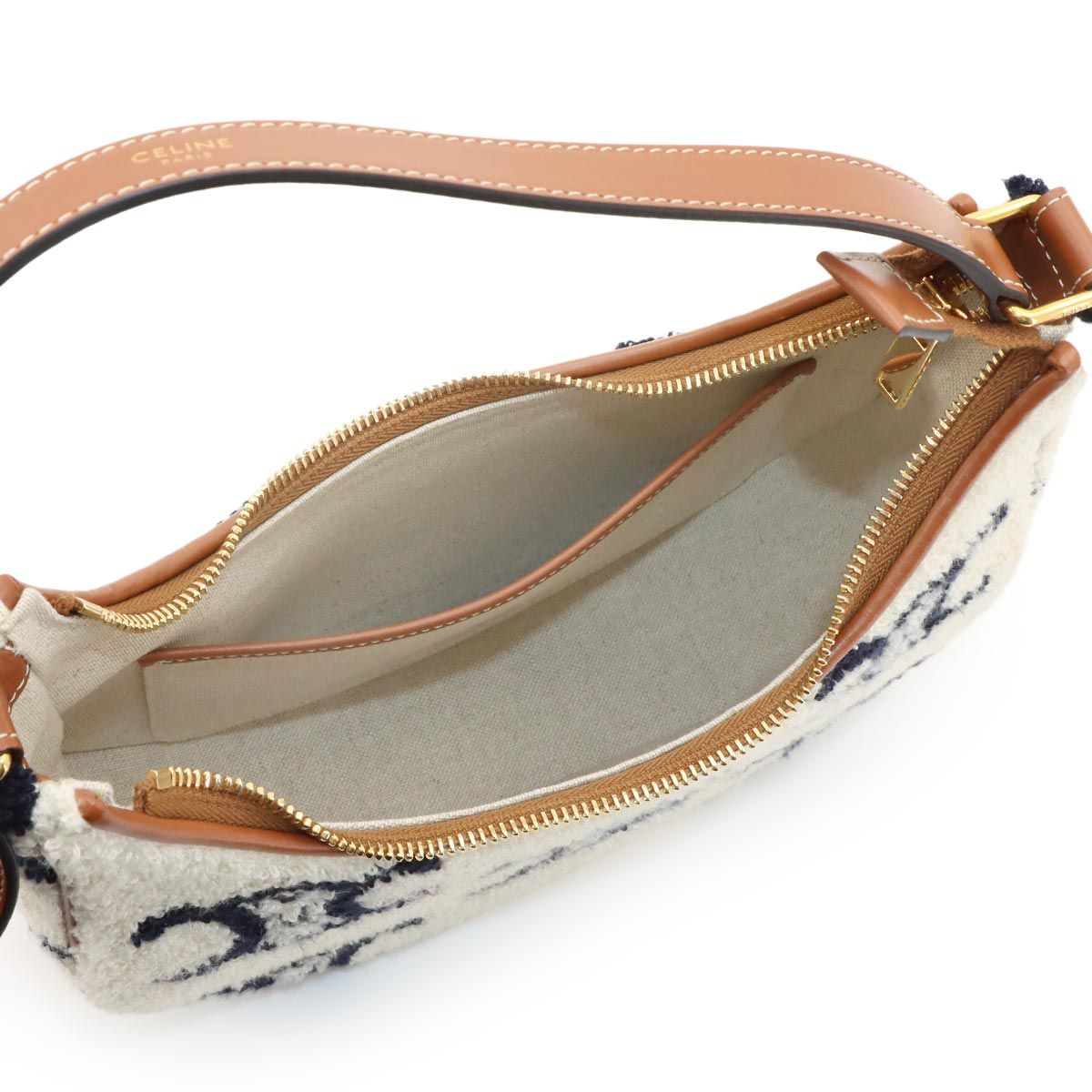 未使用 展示品 セリーヌ CELINE トリオンフ アヴァ ショルダー バッグ 