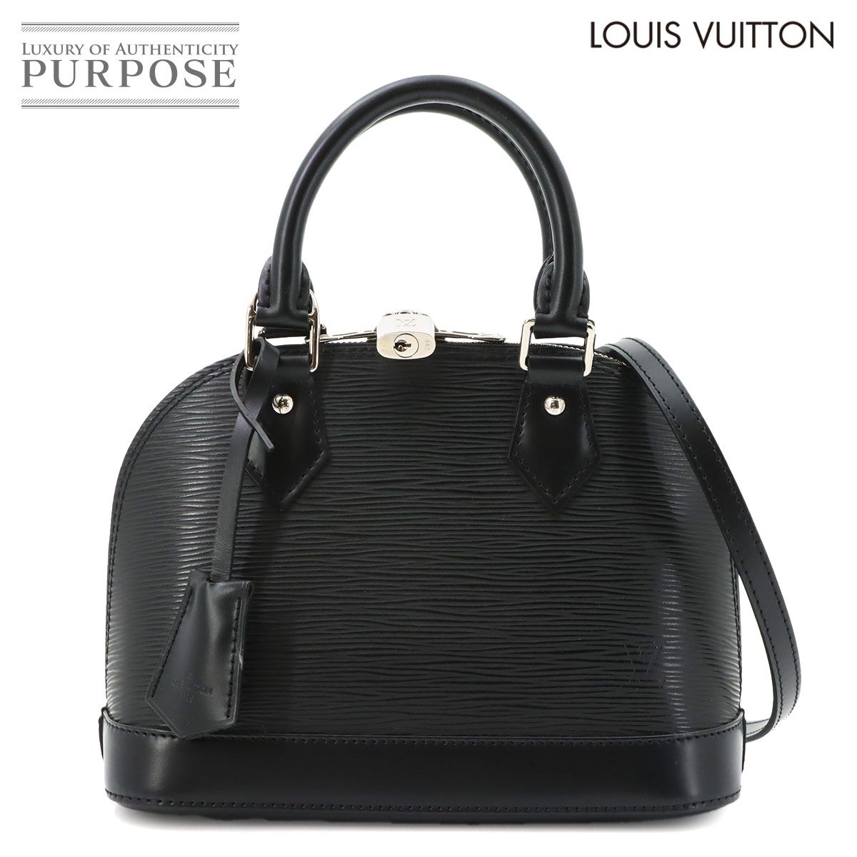 未使用 展示品 ルイ ヴィトン LOUIS VUITTON エピ アルマ BB 2way ハンド ショルダー バッグ レザー ノワール M40862 90323998